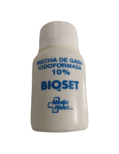 Mecha iodoformada al 10%