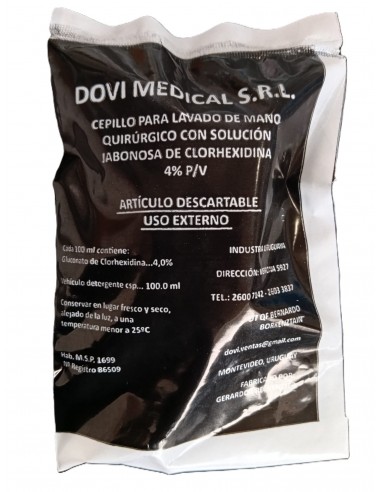 Cepillo Estéril con Clorhexidina