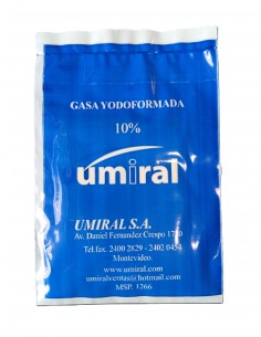 Gasa Iodoformada al 10%