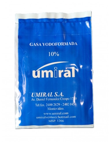 Gasa Iodoformada al 10%